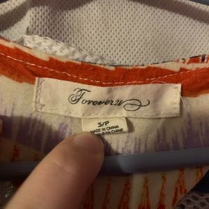 Multicolor braided back tank top